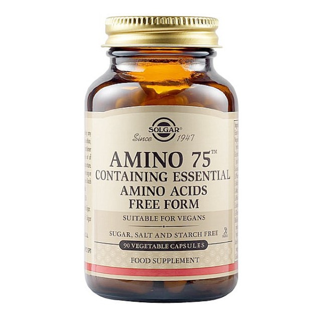 Solgar Amino 75 Essential Amino Acids 90 κάψουλες
