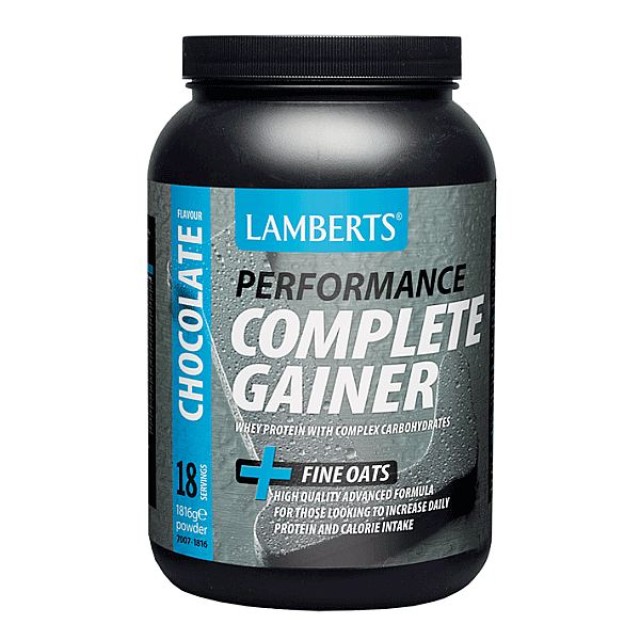 Lamberts Complete Gainer γεύση Σοκολάτα 1816g