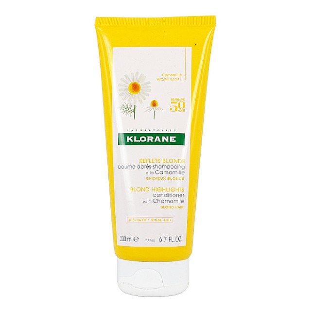 Klorane Camomille Softening Cream for Blonde Highlights with Chamomile 200ml