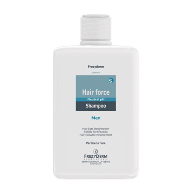 Frezyderm Hair Force Shampoo Men Shampoo for Male Hair Loss 200ml