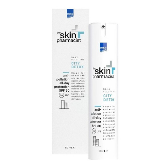 Intermed The Skin Pharmacist City Detox Anti-Pollution All Day Protection Cream SPF30 50ml